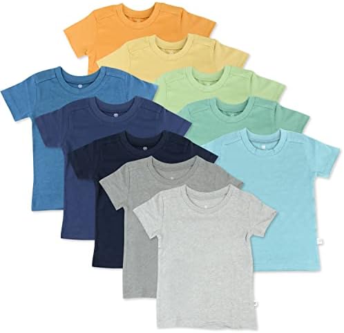 HonestBaby Organic Cotton Tee 10-Pack for Kids