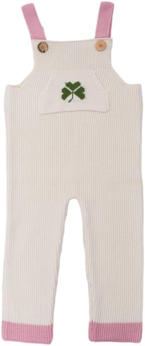 SAOL shamrock button romper