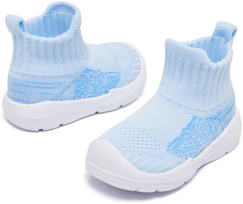 MORENDL Toddler Sock Shoes Non-Slip Walking Boots for Boys Girls