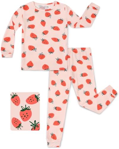 Bamboo Viscose Toddler Girls Pajama Sets