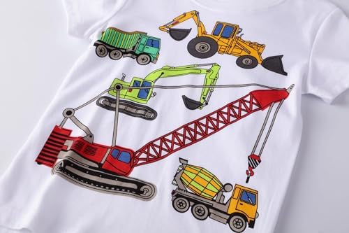 Cool Cotton Toddler Boys Sets 2-7 Dinosaur Shark Animal Pjs