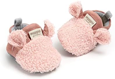 GDSDYM Baby Booties Cozy Fleece Slippers Soft Warm and Easy to Wear