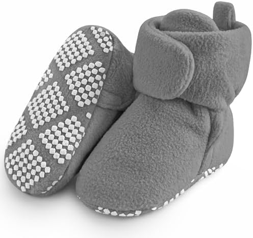 Pro Goleem Fleece Chunky Booties for Newborns