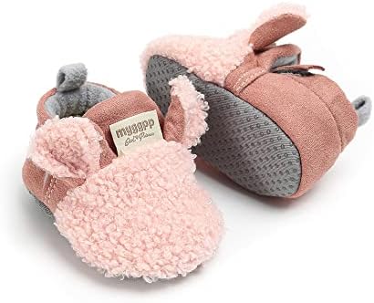 GDSDYM Baby Booties Cozy Fleece Slippers Soft Warm and Easy to Wear