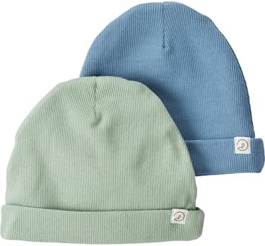 Little Planet by Carters Unisex-Baby 2-Pack Caps Made with Organic Cotton