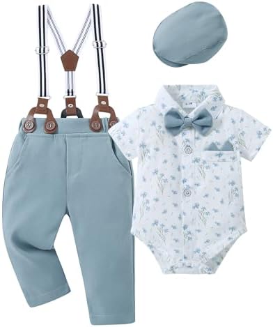 YALLET Baby Boy Tuxedo Suit