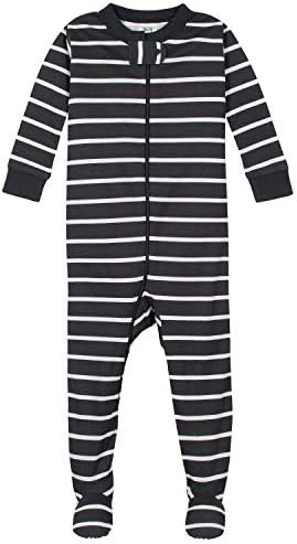 Gerber Baby Boys 4-Pack Footed Pajamas for Safe Sleep
