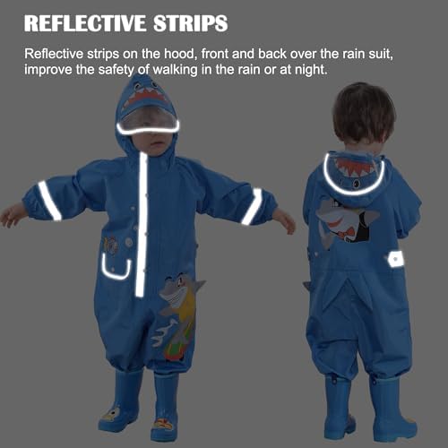 Fewlby Cute Toddler Rain Jacket