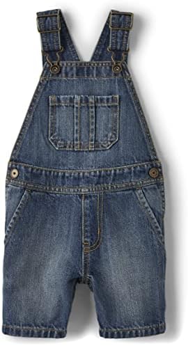 Bounce into Style The Childrens Place Baby Boys Denim Overall