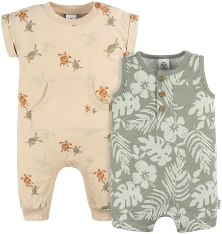 Gerber Baby Boys Romper Set