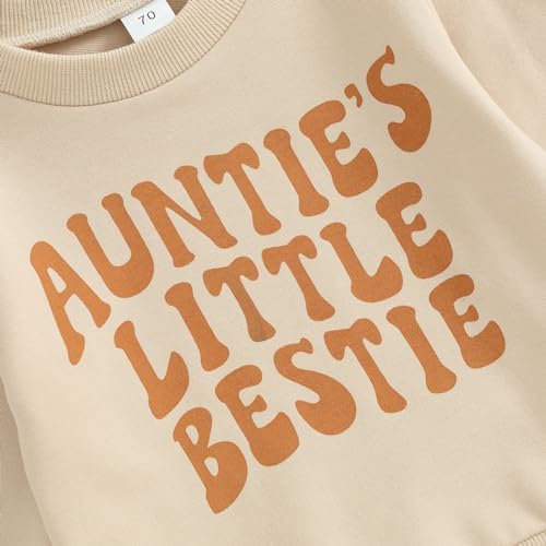 Meiweileya Toddler Winter Outfit - Funny Letters Sweater Set