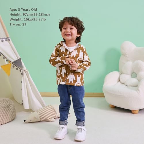 100 Cotton Toddler Wind-Proof Hoodie Fall Spring Fashion