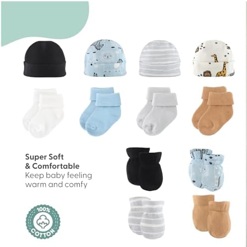 The Peanutshell Safari Layette Gift Set - 30 Piece Newborn to 9 Months