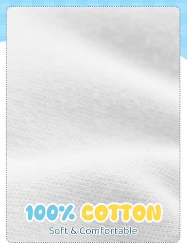 Ruisita 3-Pk Unisex Cotton Shorts with Drawstring