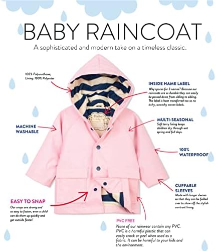 Baby Boys Classic Printed Raincoat