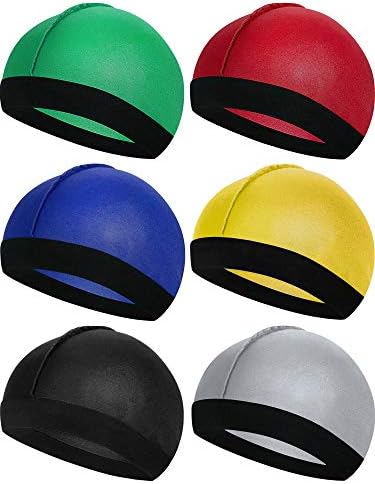6-Piece Kids Satin Wave Caps