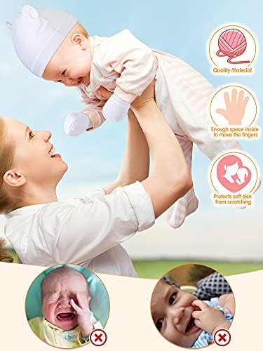 Geyoga Baby 12-Piece mittens set for 0-12 Months