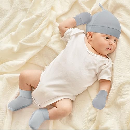Adorable Newborn Baby Socks Hats Set