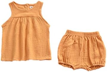 AYIYO Baby Girl Tank Top and Bloomers Set