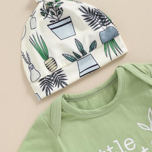 Little Sprout Coming Home Newborn Baby Outfit Summer outnumber Set