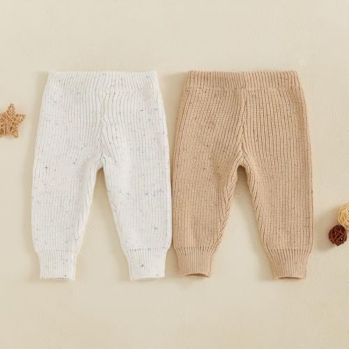 Stretchy Drawstring Cotton Tank Top Leggings for Baby GirlBoy - 2Pack