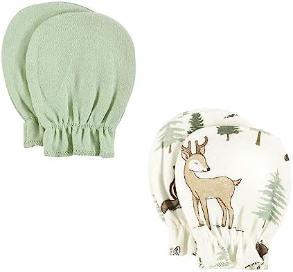 Hudson Baby Unisex Cotton Scratch Mittens