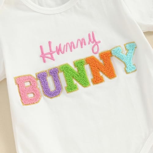 Easter Bunny Romper Set for Baby Girls