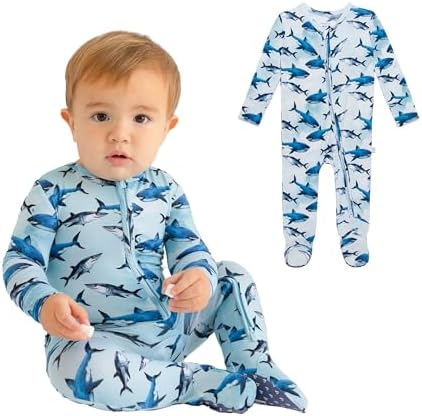 Posh Peanut Baby Boy Pajamas Bamboo Soft Comfortable