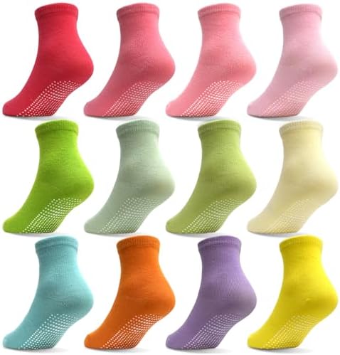 Tphon Toddler Girls Non-Slip Socks Anti Skid