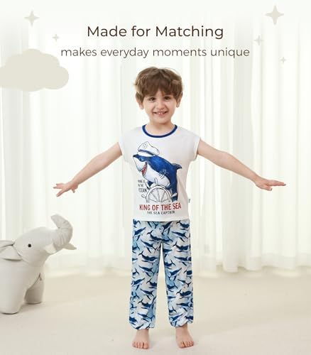 DREAMHALO Toddler 2-5T Bamboo Viscose Tank Pants Set