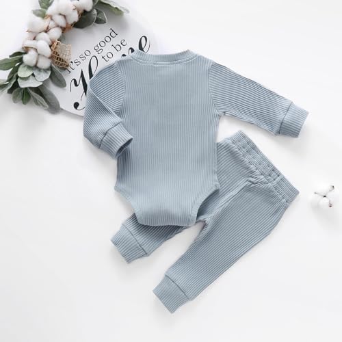 Soft Knitted Baby Romper Set
