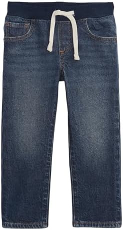 GAP Baby Boys Slim Pull-On Jeans Dark denim