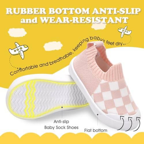 Cozy Toddler Mesh Shoes for Walking - Soft Non-Slip Breathable