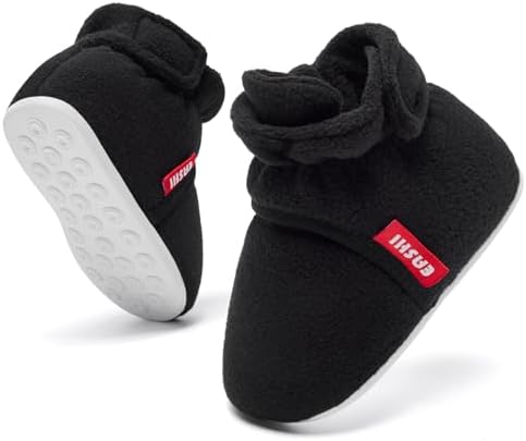 Eashi Toddler Non-Slip Soft Sole Socks Boots - Warm Multi-Size