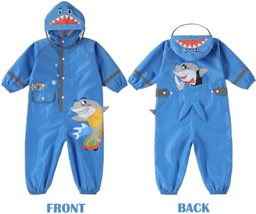 Fewlby Cute Toddler Rain Jacket
