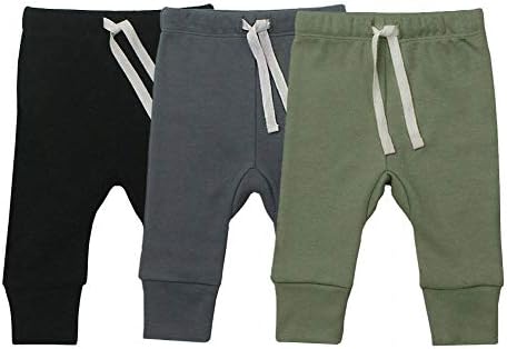HonesBorn AIUI-HARNSBORN Perfect for Babies Unisex 3-Pack Flexy Pants