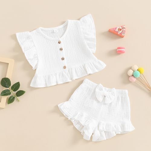 Summer Fun Ruffle Sleeveless Set