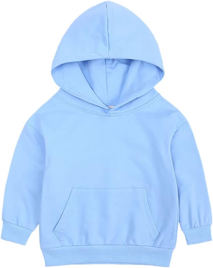 HDLEXD Toddler Boys Girls Cotton Long Sleeve Hoodie