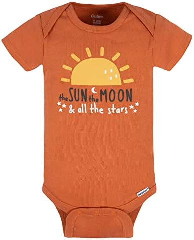 Gerber Baby 8-Pack Short Sleeve Onesie Bodysuits
