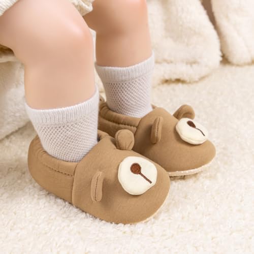 Sawimlgy Soft Non-Skid Baby Slipper for Infants