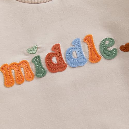 Big Middle Little Sibling Romper Set for Siblings
