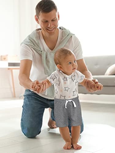 Resinta 4-Piece Baby Boys Cotton Shorts