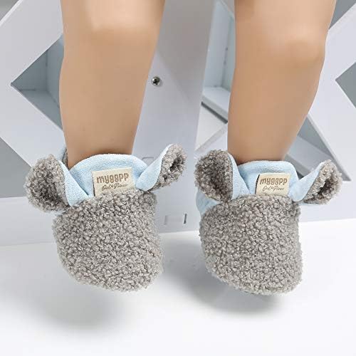 Cozy Fleece Boots with Non-Slip Bottom