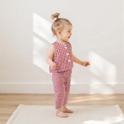 Plaid Outfit for Toddler Girls - Steal These Spring