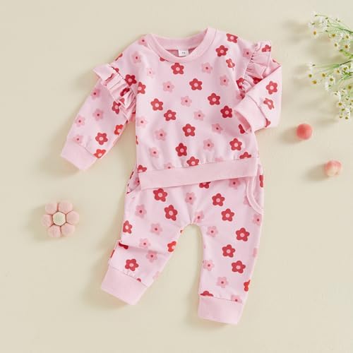 Afunbaby - Fall Crewneck Sweatshirt Pants Set Christmas Traditions in Style
