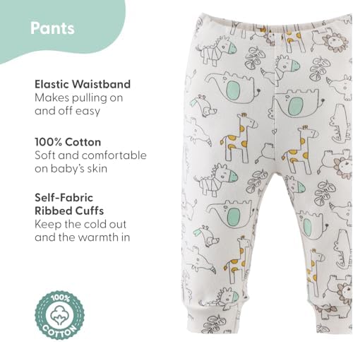 The Peanutshell - Baby Pants 5-Pack with Cute Prints