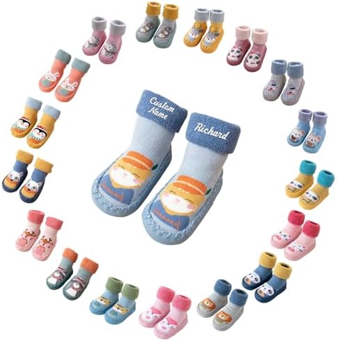 Personalized Baby Slipper Socks