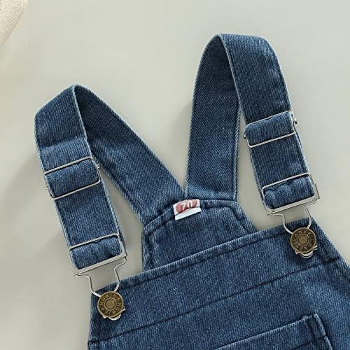 BULINGNA Baby Romper Denim Overalls Summer Comfort for Baby