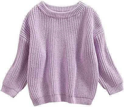Karwuiio Toddler Unisex Knit Sweater Fall Winter Top
