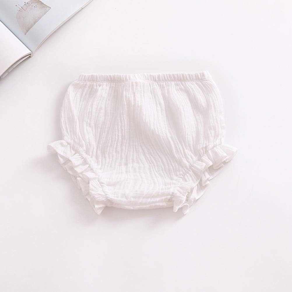 Noubeau Newborn Toddler Cotton Linen Bloomer Shorts